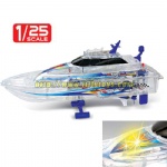 1:25 Scale RC High Speed Transparent Racing Boat
